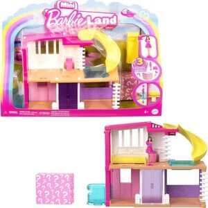 Barbie Mini BarbieLand Doll House Playsets with 1.5-Inch Doll Toy New